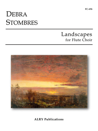 Book cover for Landscapes for Flute Choir
