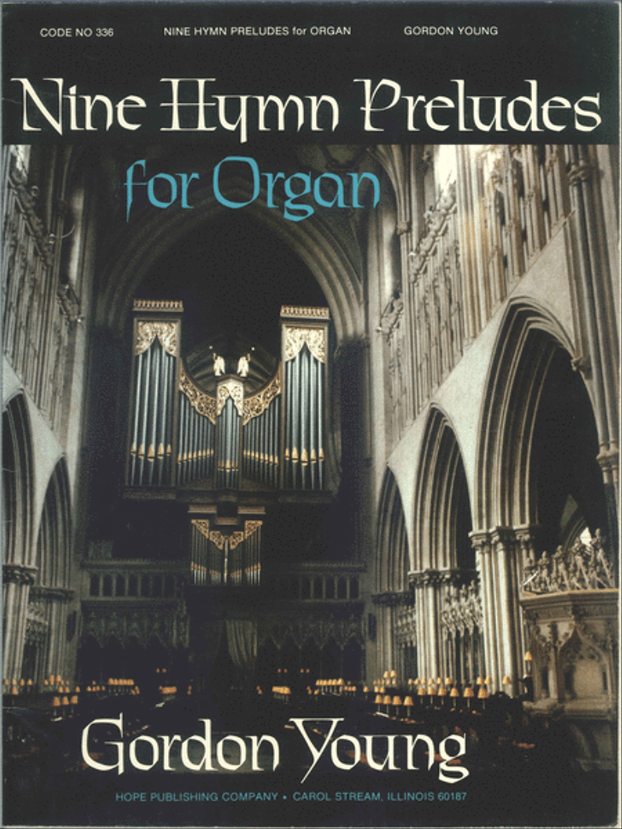 Nine Hymn Preludes Organ Solo scores gallery preview page 1