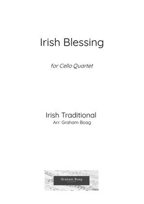 Book cover for Irish Blessing for Cello Quartet
