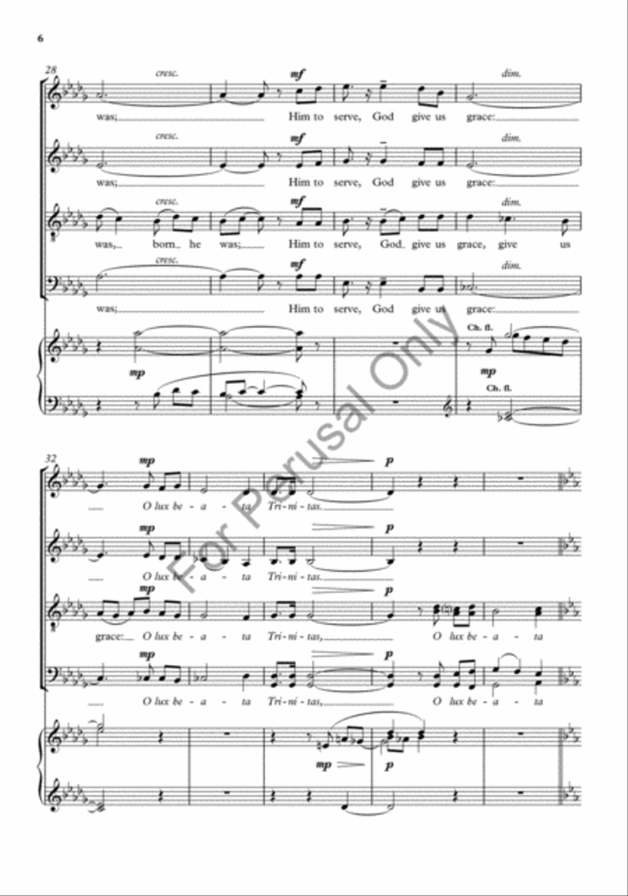 Suzi's Carol 4-Part scores gallery preview page 5