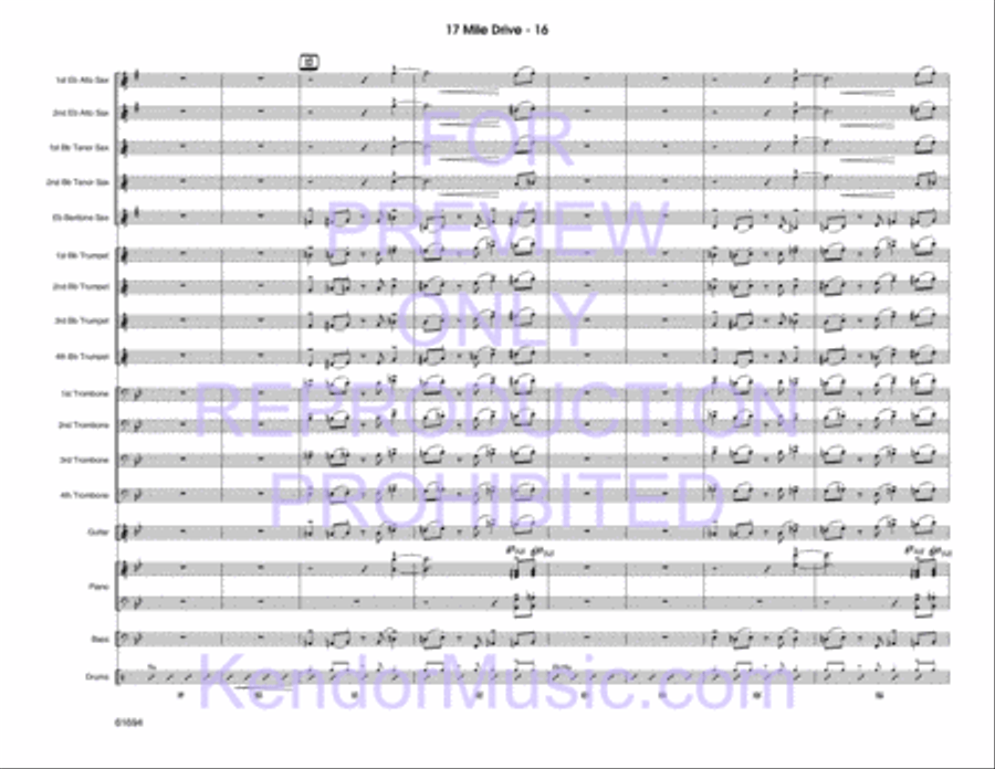 17 Mile Drive Jazz Ensemble scores gallery preview page 17