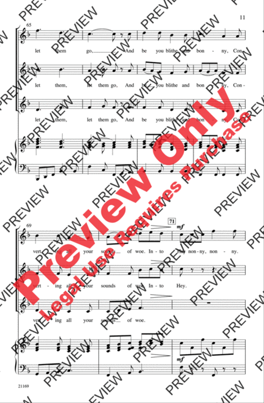 Sigh No More, Ladies Sigh No More, Ladies SSA scores gallery preview page 11