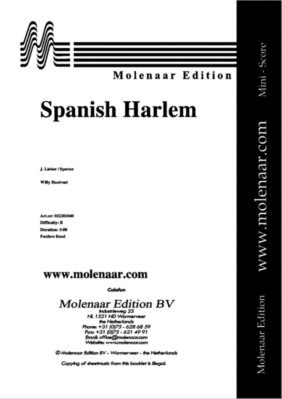 Spanish Harlem Spanish Harlem Fanfare Band scores gallery preview page 2