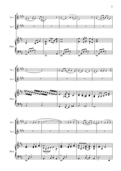 A Whole New World by Tim Rice Trumpet Duet - Digital Sheet Music