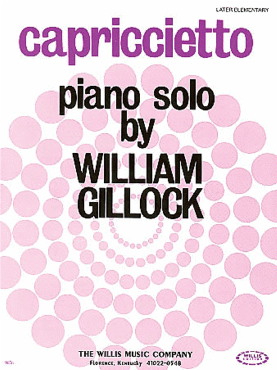 Capriccietto Easy Piano scores gallery preview page 1