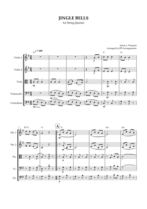 Jingle Bells for String Quintet in G major