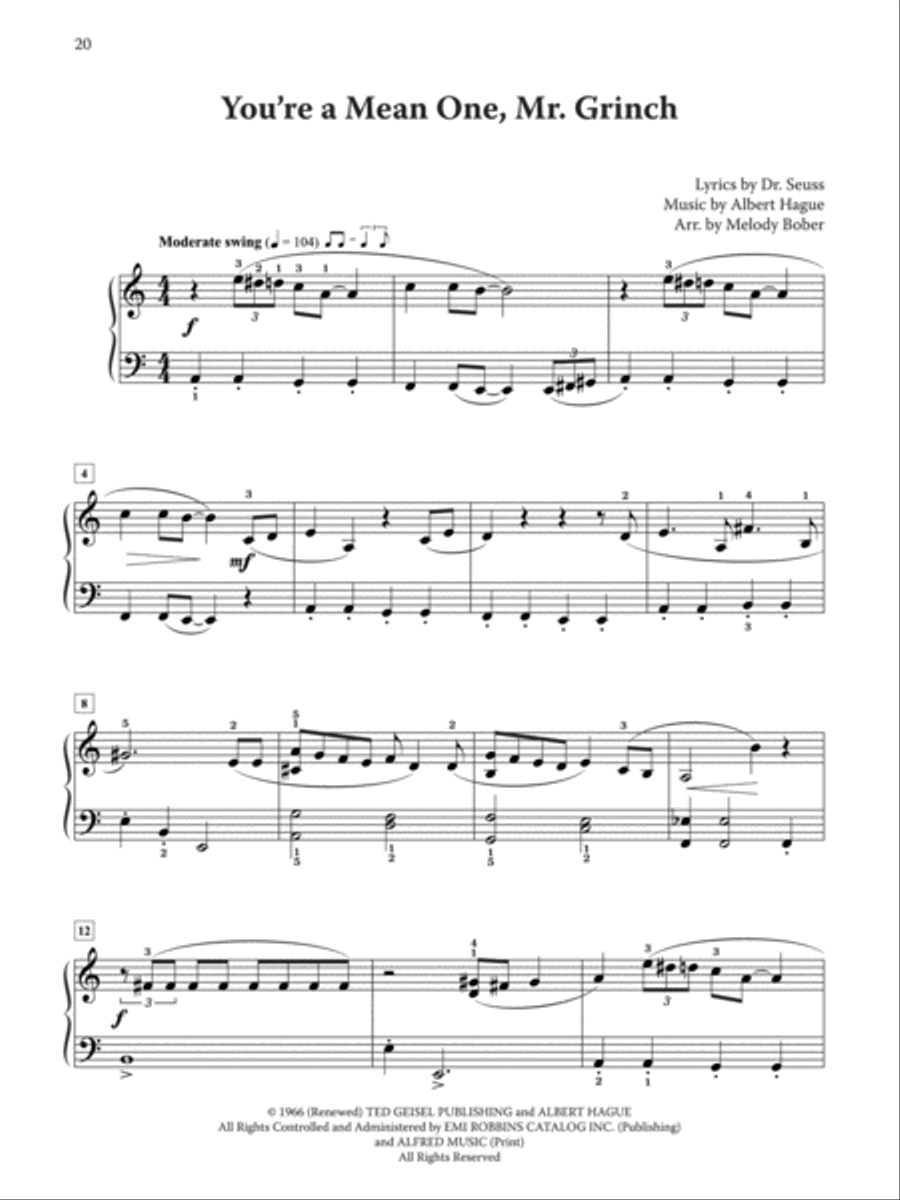 Popular Christmas Memories, Book 1 Piano Solo scores gallery preview page 5
