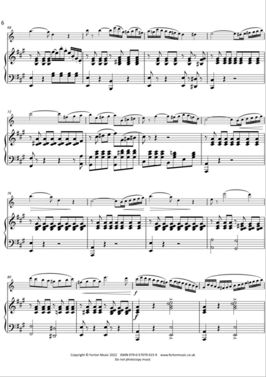 Fantasia on The Bohemian Girl Score and Part scores gallery preview page 6