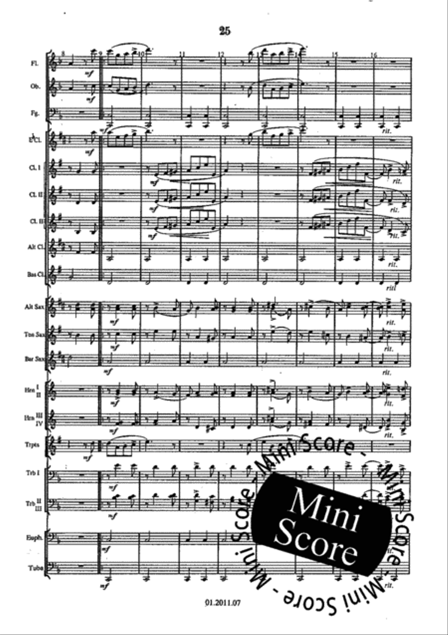Kinderszenen Concert Band scores gallery preview page 31