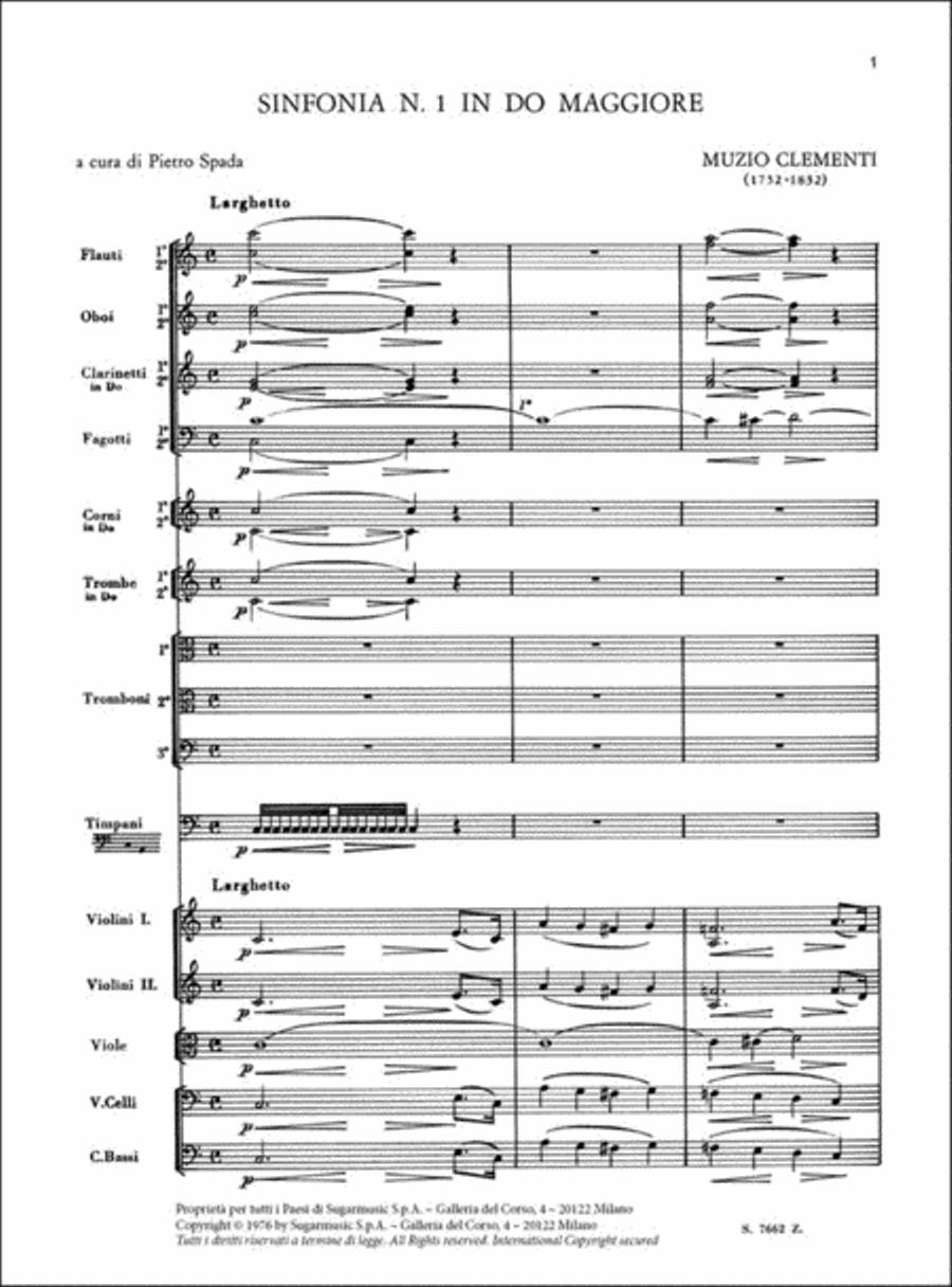 Sinfonia N. 1 Score scores gallery preview page 2