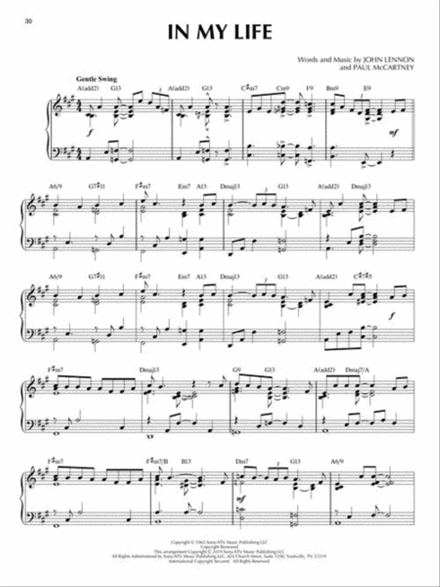 Pop Ballads Pop Ballads Piano Solo scores gallery preview page 6