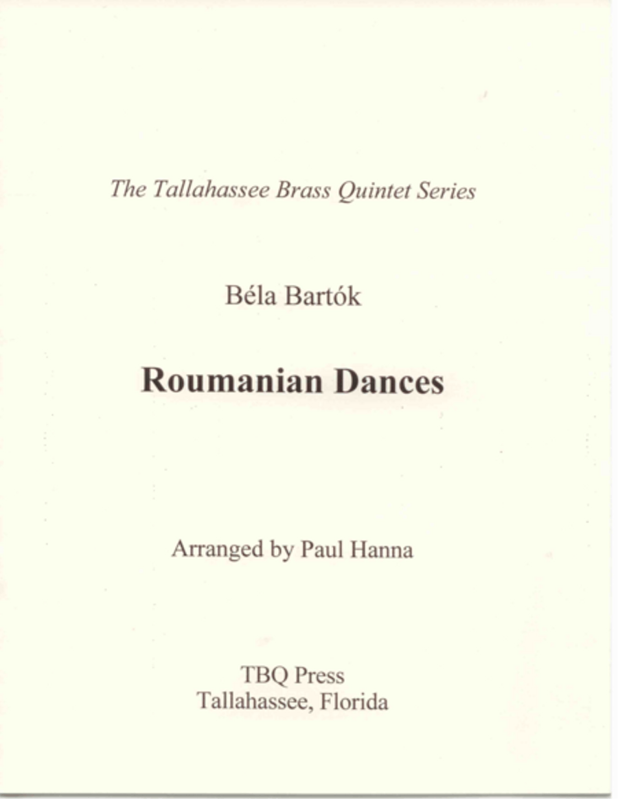 Roumanian Dances Brass Ensemble scores gallery preview page 1