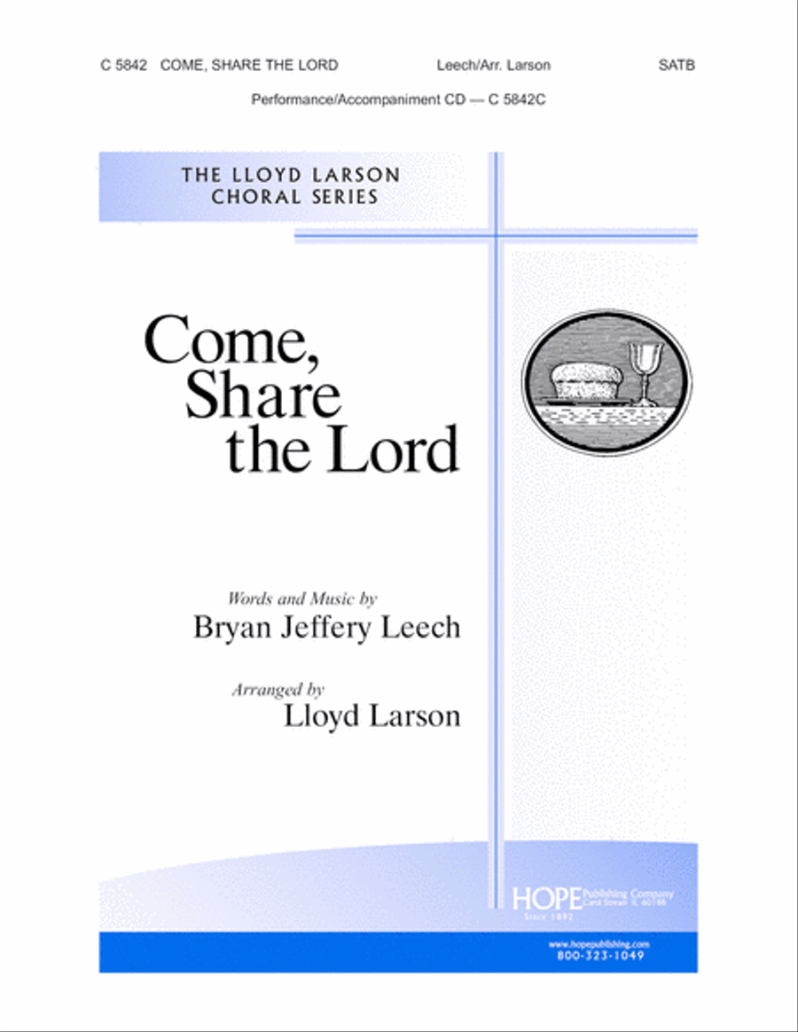 Come, Share the Lord 4-Part scores gallery preview page 2