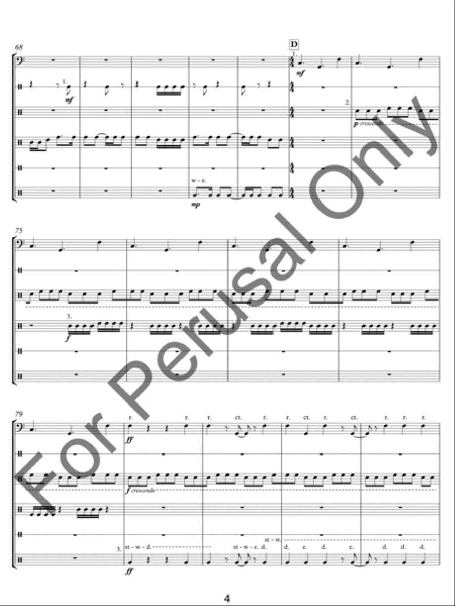 Divertimento Percussion scores gallery preview page 5