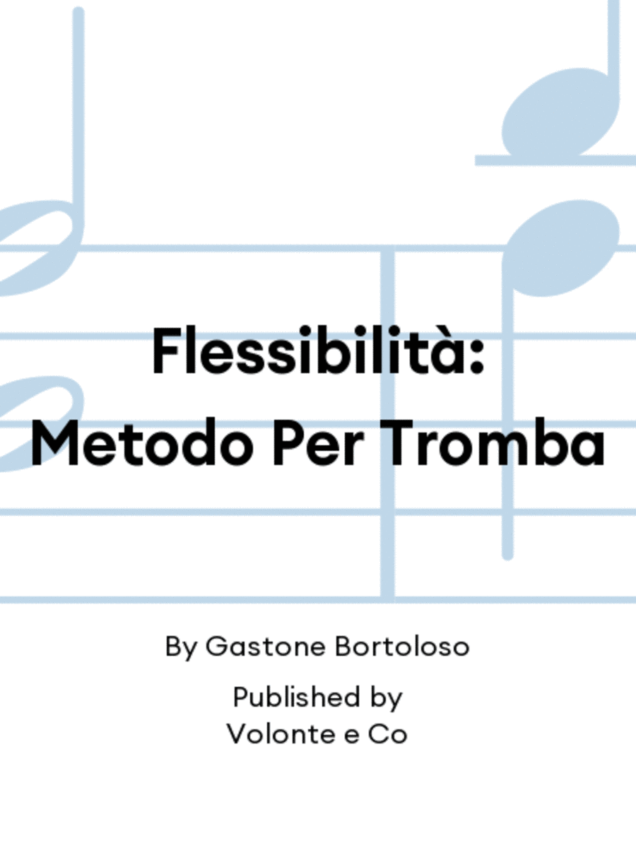 Flessibilità: Metodo Per Tromba Trumpet Solo scores gallery preview page 1