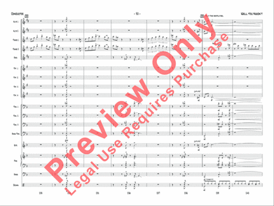 Well You Needn't Jazz Ensemble scores gallery preview page 31