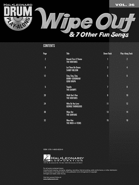 Wipe Out & 7 Other Fun Songs image number null