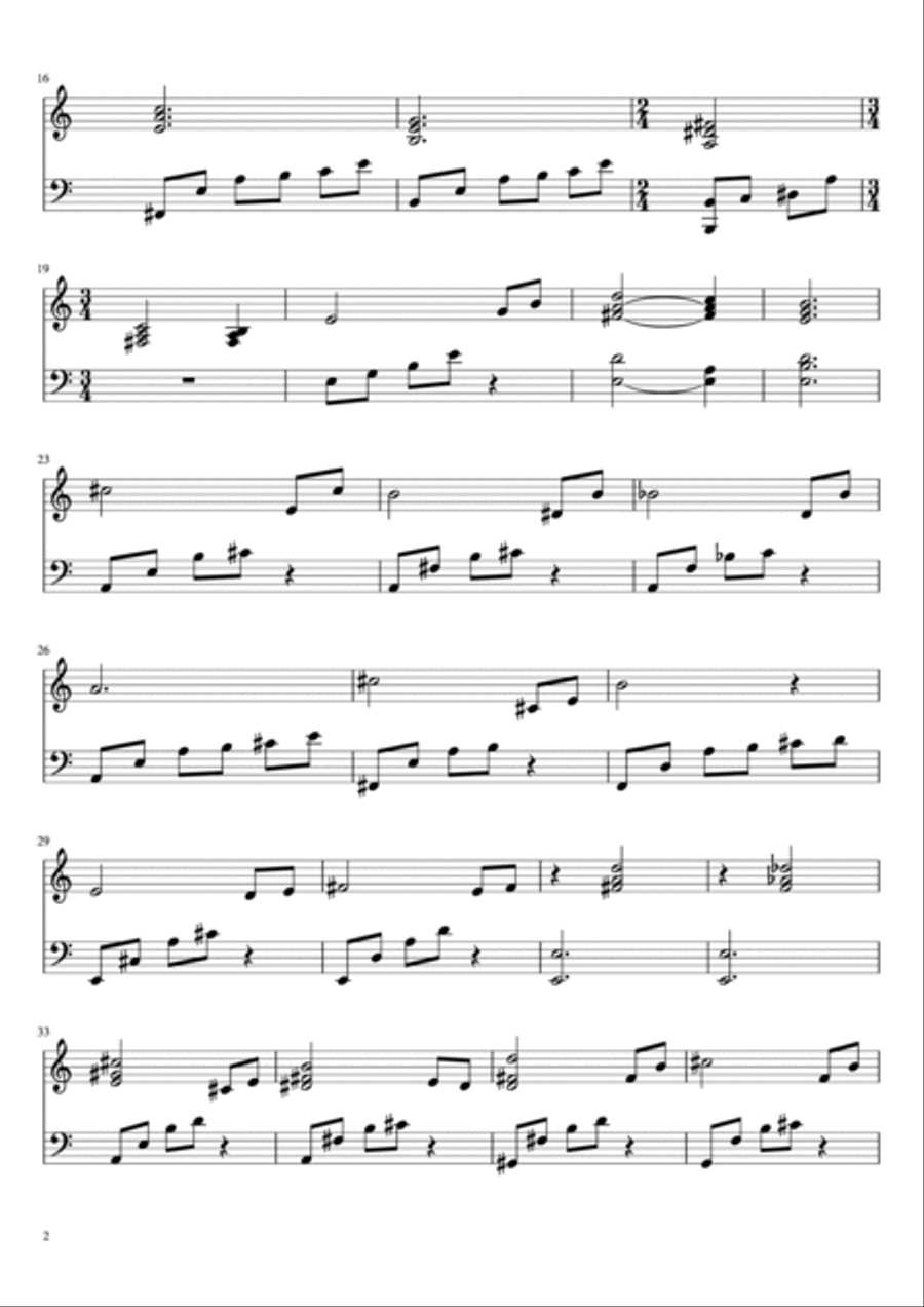 Pour Marie Pour Marie Piano Solo scores gallery preview page 2