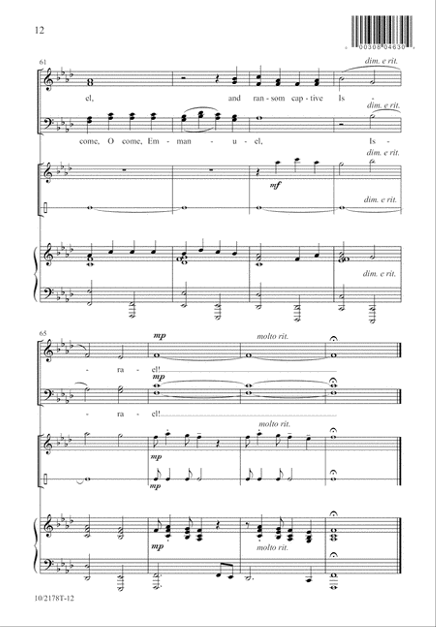 Prophets Knew 4-Part scores gallery preview page 12