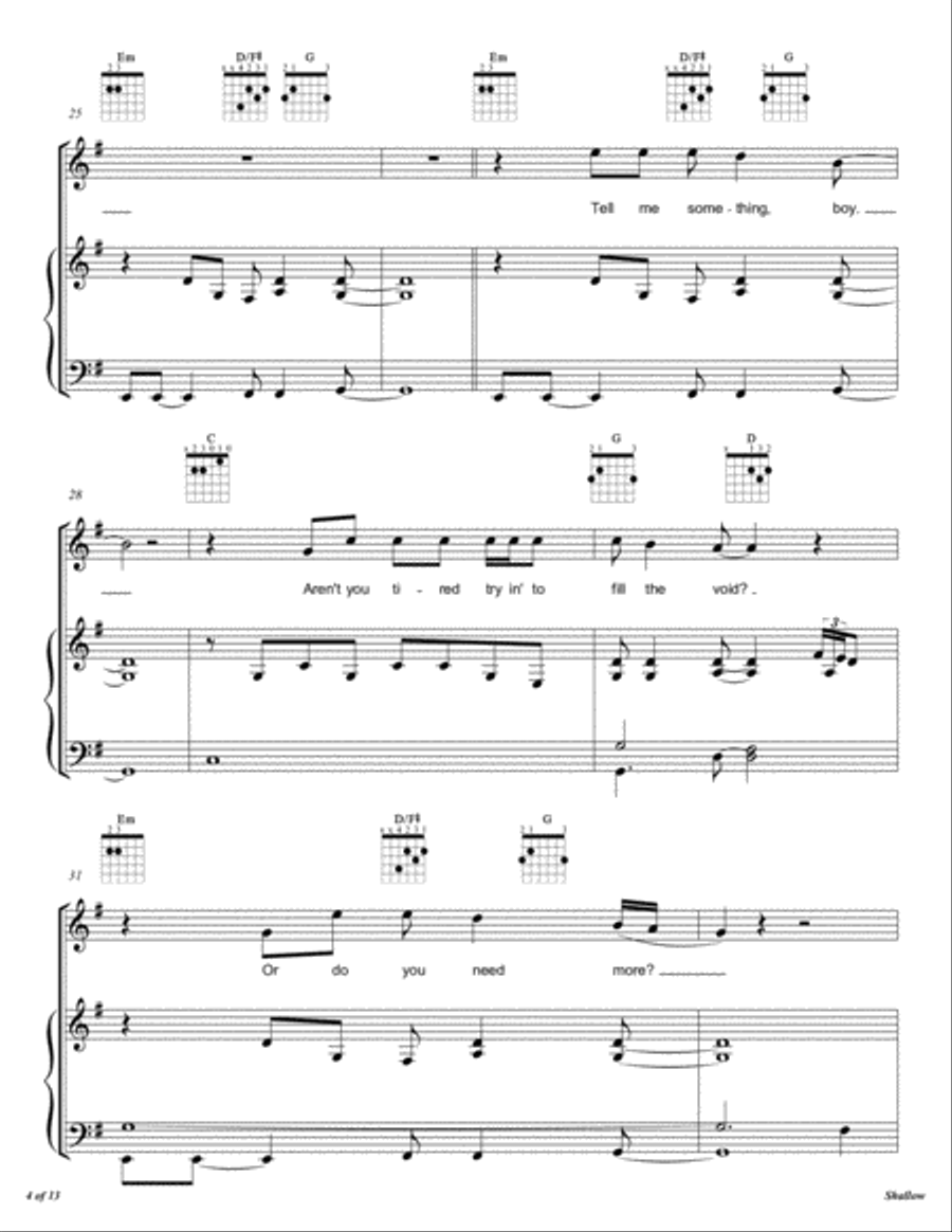 Shallow Voice scores gallery preview page 5