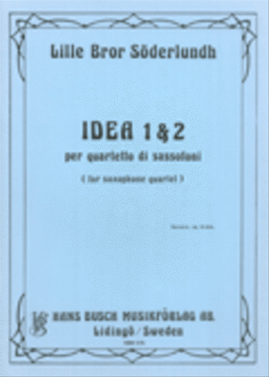 Idea 1 & 2 Tenor Saxophone scores gallery preview page 1