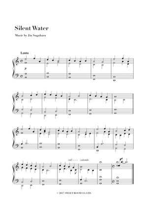 Book cover for Piano Requiem “Silent Water” - Easy Sheet Music