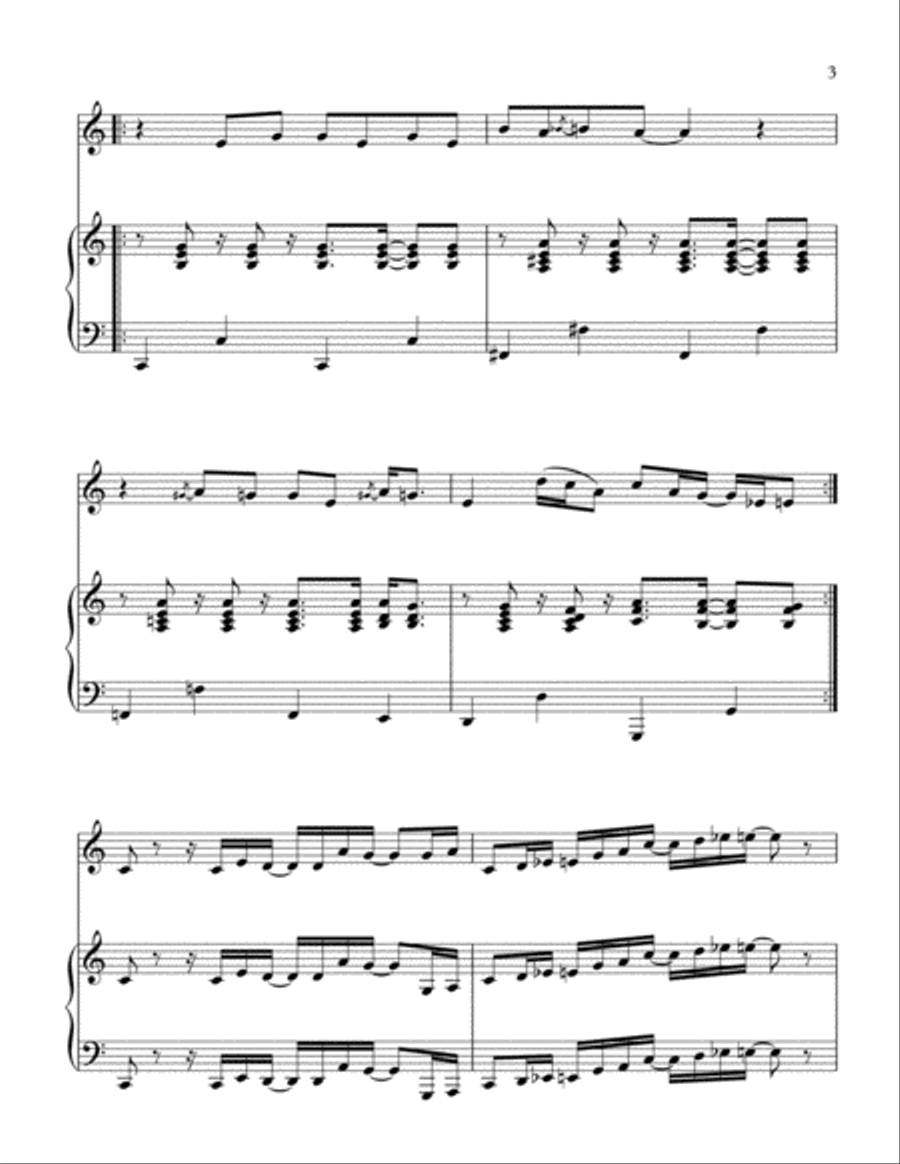 Sir Duke 2 Pianos, 4-Hands scores gallery preview page 4