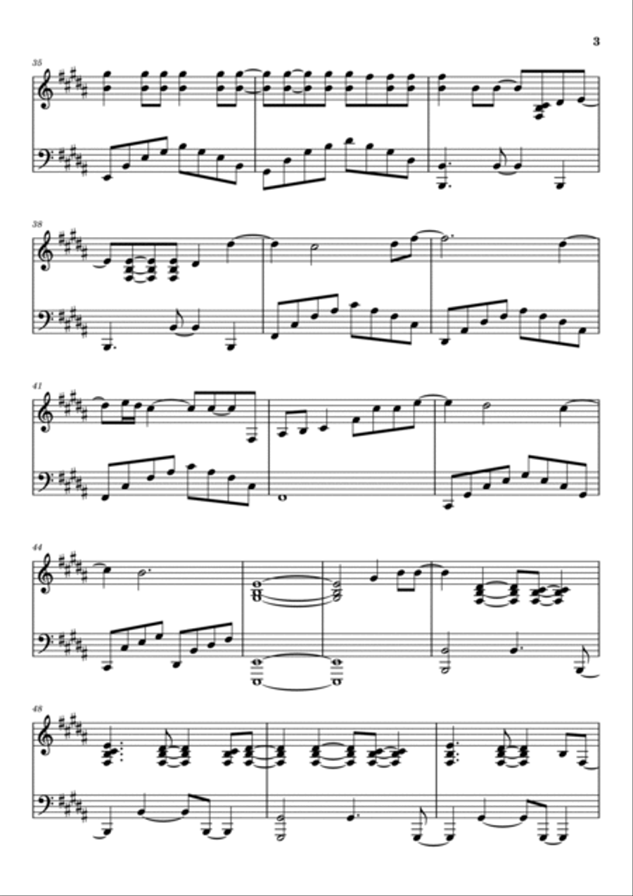 Faithfully Piano Solo scores gallery preview page 3