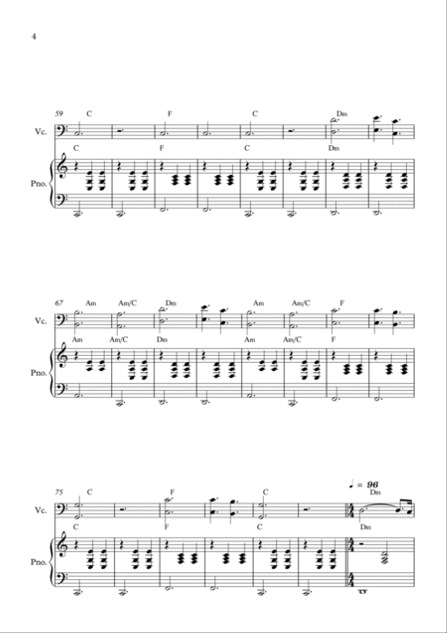 La Valse D'amelie Piano scores gallery preview page 4