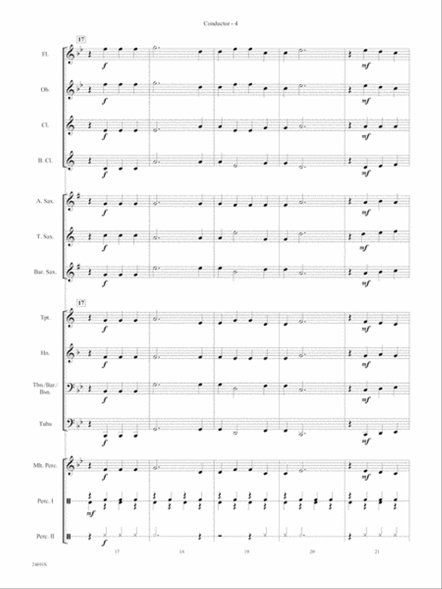 Belwin Very Beginning Band Kit #2: Score Concert Band scores gallery preview page 6