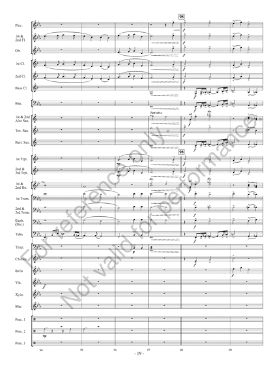 Sunscapes Sunscapes Concert Band scores gallery preview page 20
