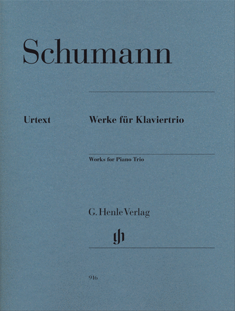 Robert Schumann – Works for Piano Trio Piano Trio scores gallery preview page 1