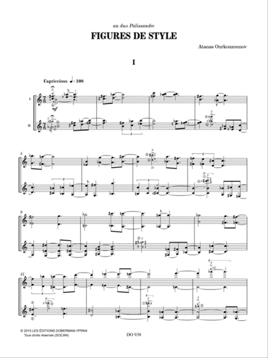 Figures de style Figures de style Classical Guitar scores gallery preview page 3
