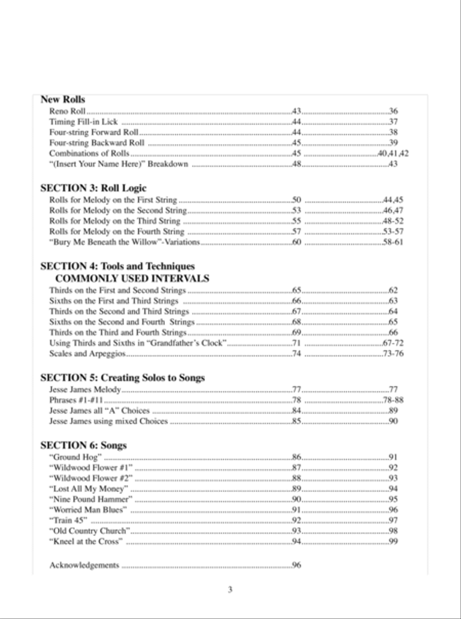 Getting Into Bluegrass Banjo Banjo scores gallery preview page 4