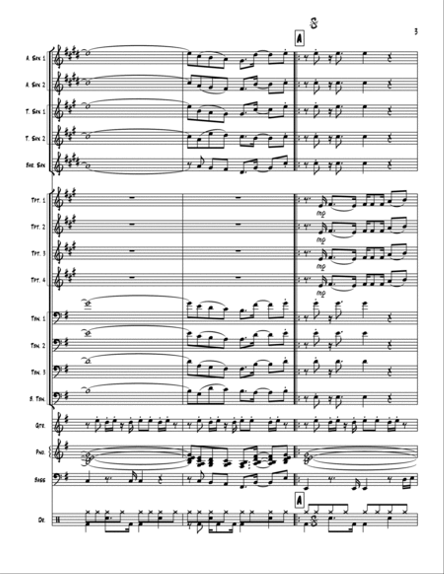 I Keep Forgettin' (Every Time You're Near) Jazz Ensemble scores gallery preview page 3
