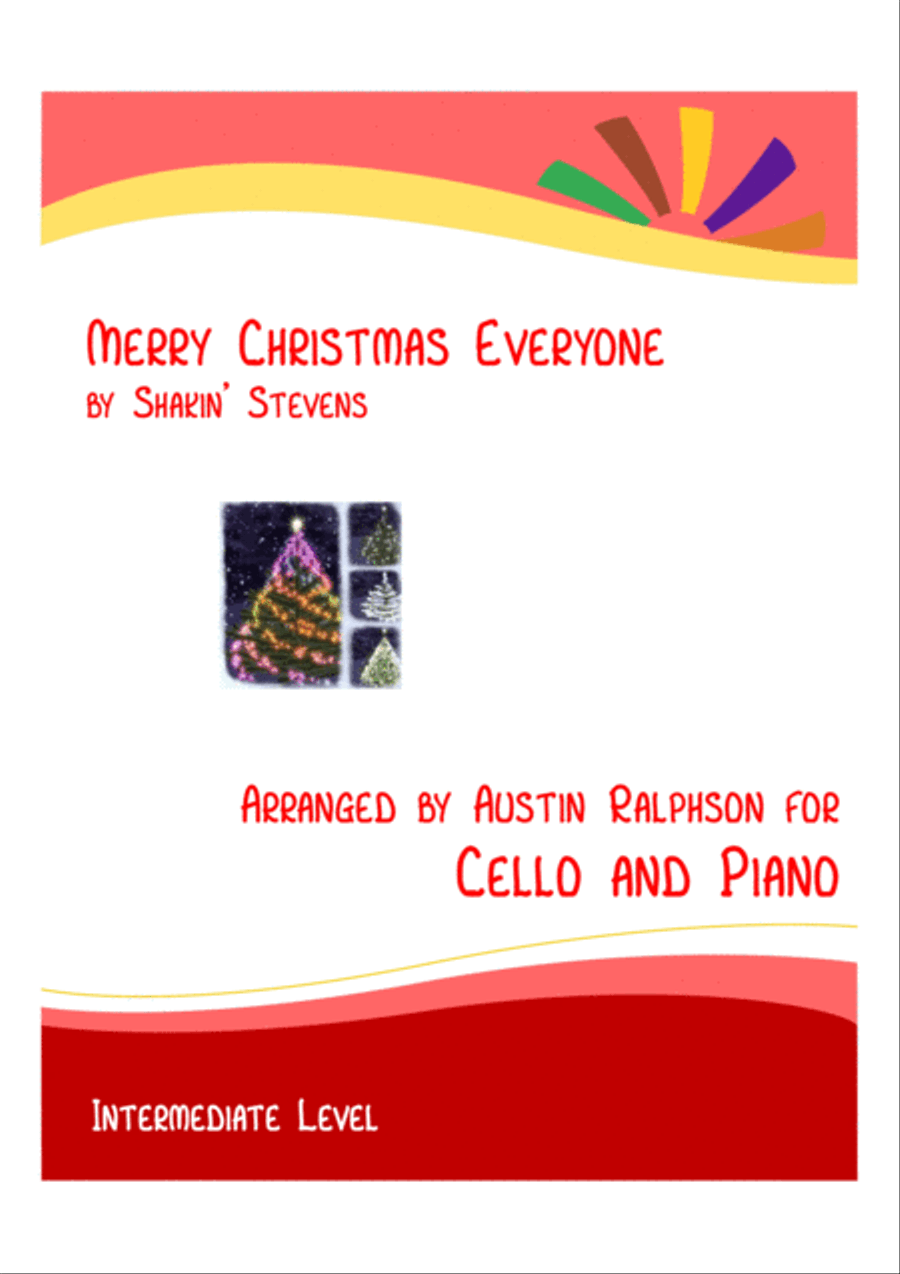 Merry Christmas Everyone Piano scores gallery preview page 1
