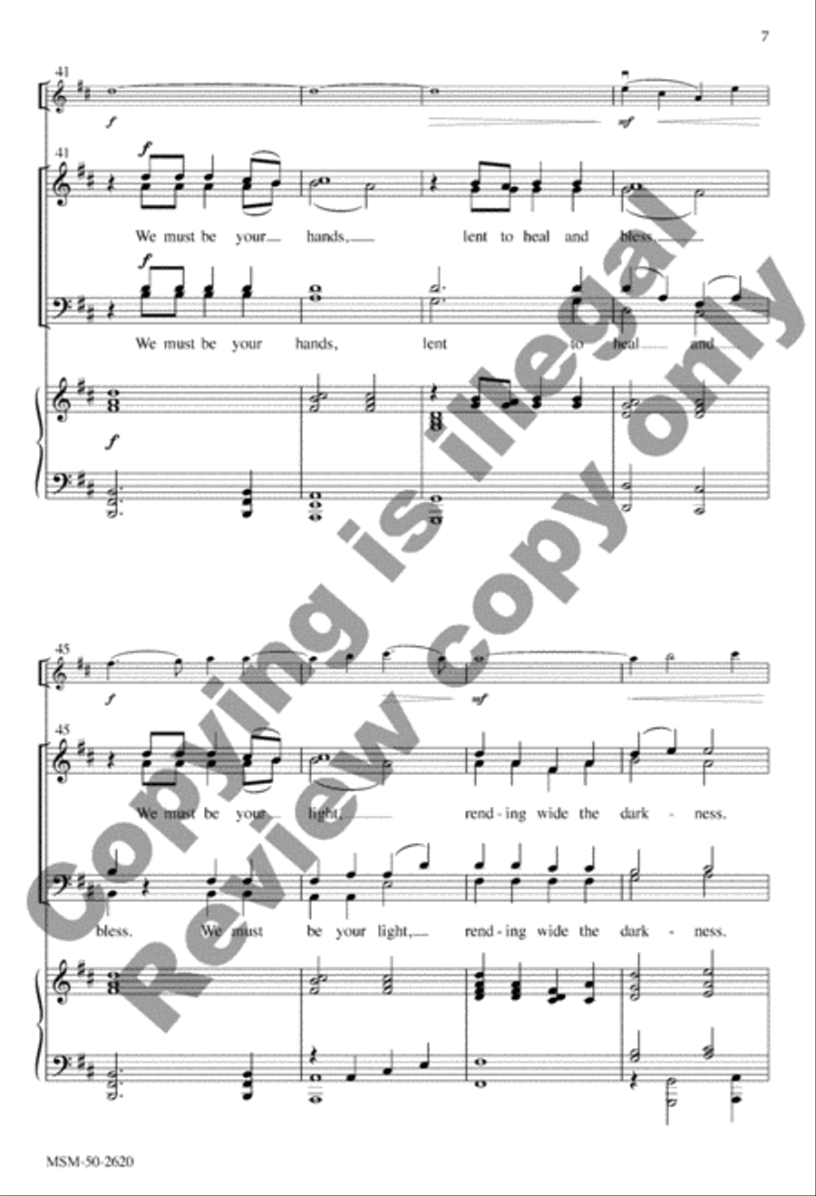 Light of the World 4-Part scores gallery preview page 7
