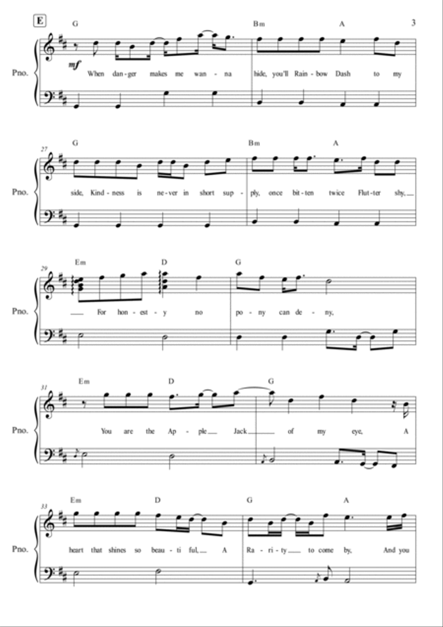 My Little Pony (friendship Is Magic) Voice scores gallery preview page 3