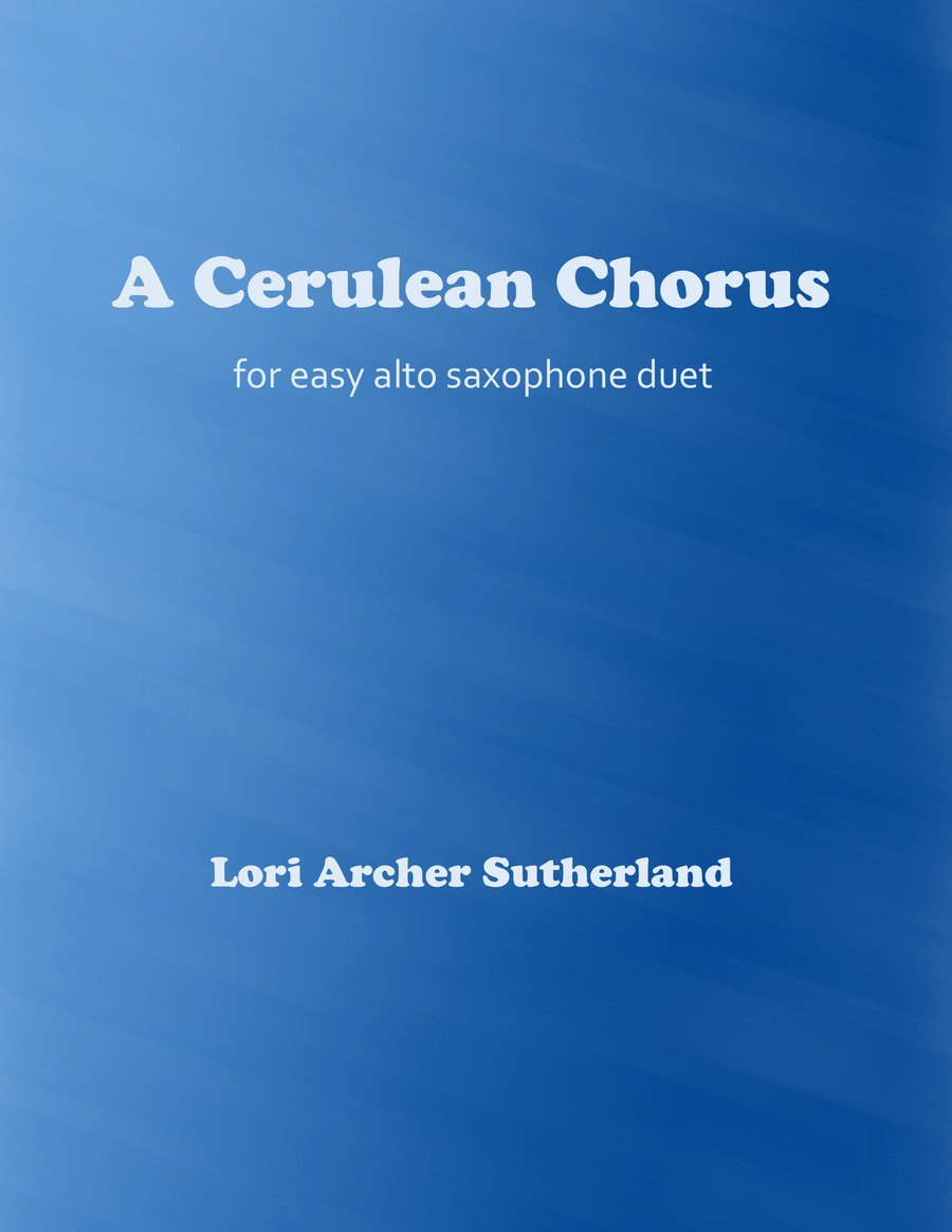 A Cerulean Chorus A Cerulean Chorus Choir scores gallery preview page 1