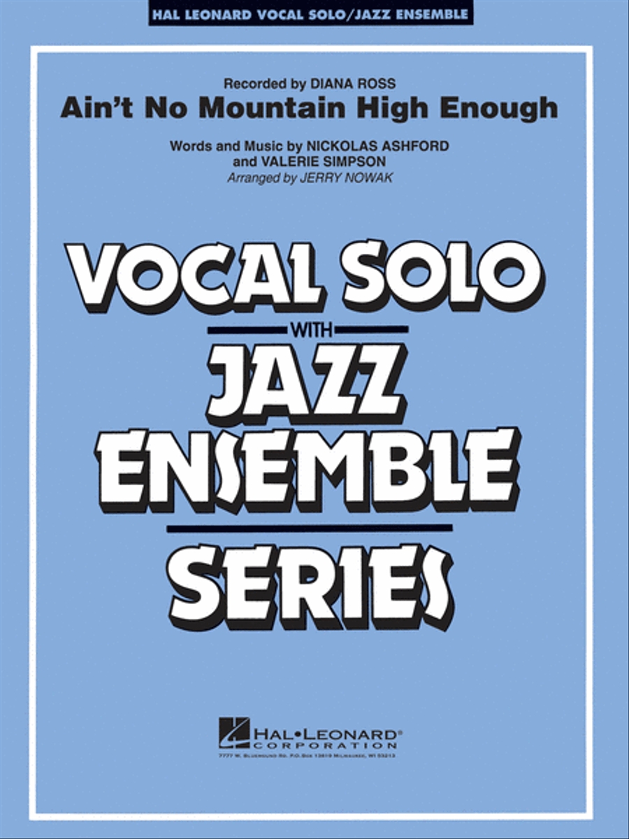 Ain't No Mountain High Enough Jazz Ensemble scores gallery preview page 1