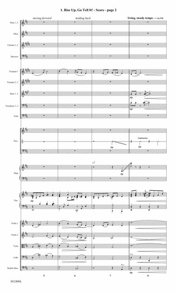Rise Up! A New Light A-Comin’ - Orchestral Score and Parts