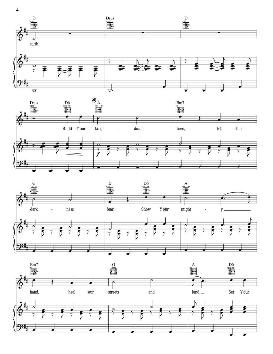 Build Your Kingdom Here Guitar scores gallery preview page 4
