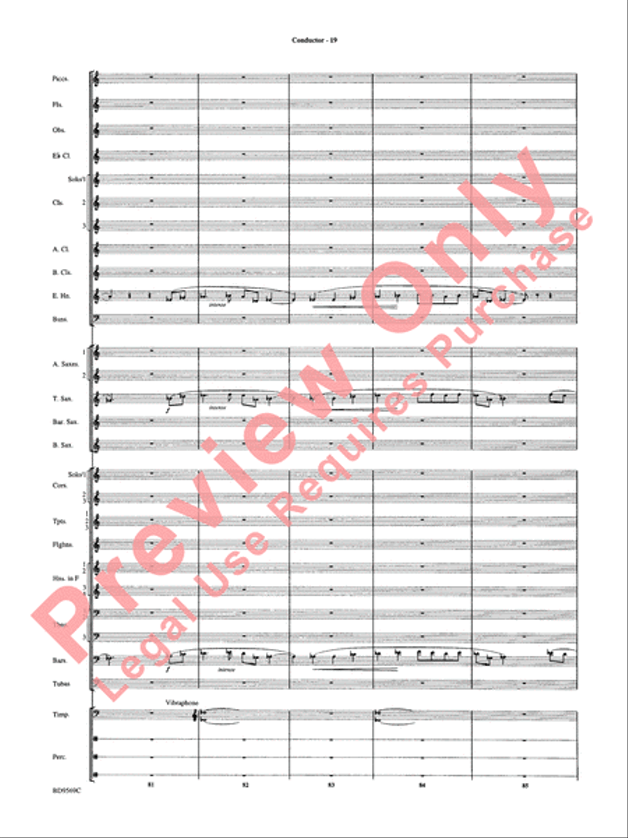 Jericho Concert Band scores gallery preview page 24