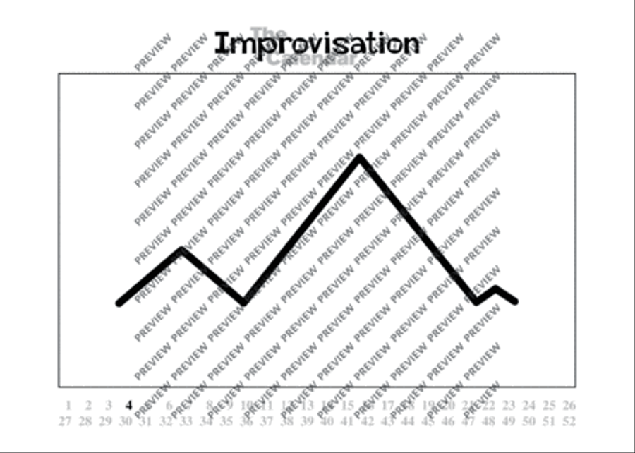 Improvisation Calendar Score scores gallery preview page 9
