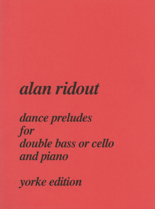 Dance Preludes. DB (or Cello) & Pf