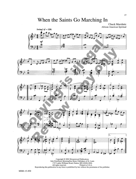 We Shall Overcome Eight Spirituals for Piano in Jazz Style image number null