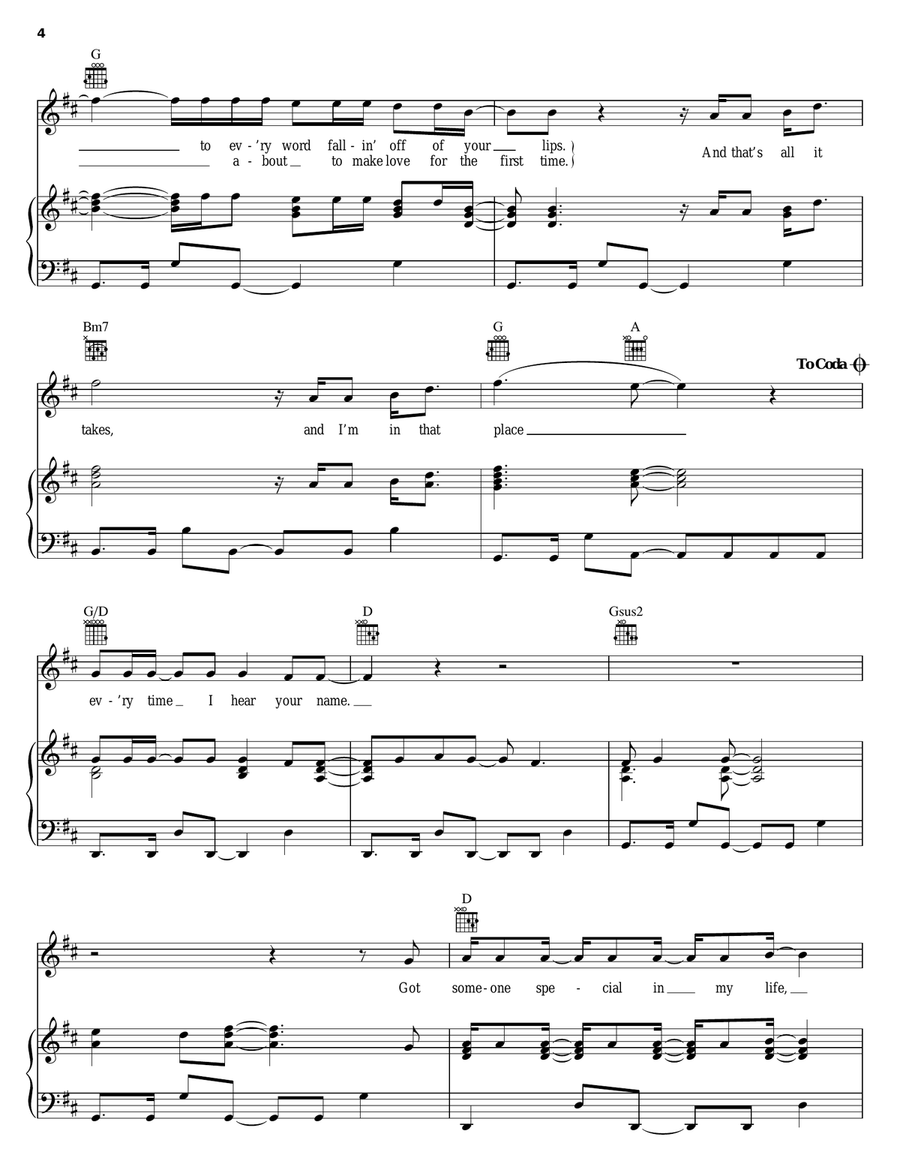 Every Time I Hear Your Name Acoustic Guitar scores gallery preview page 4