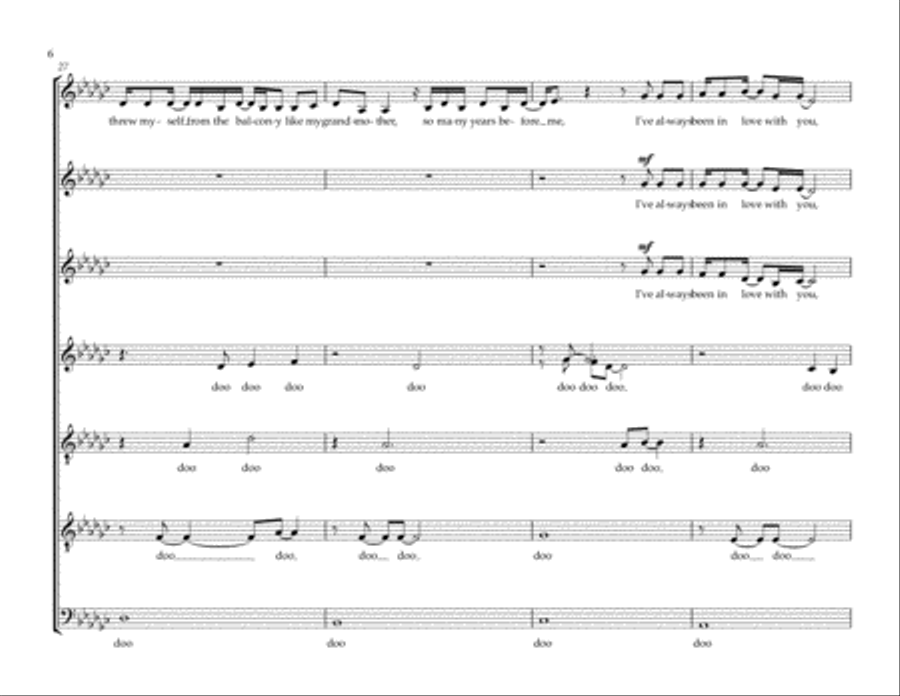The End Of Love Divisi scores gallery preview page 6