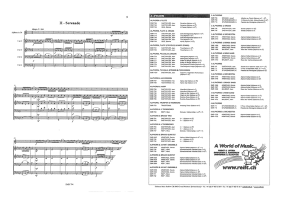Villanelle & Serenade Villanelle & Serenade Concert Band scores gallery preview page 3