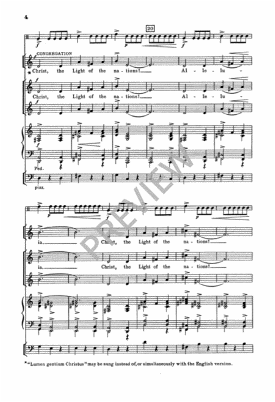 Christ, the Light of the Nations 2-Part scores gallery preview page 5